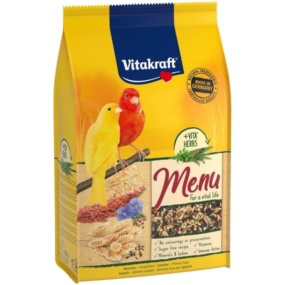 Корм для канарок Vitakraft Premium Menu, 500 гр