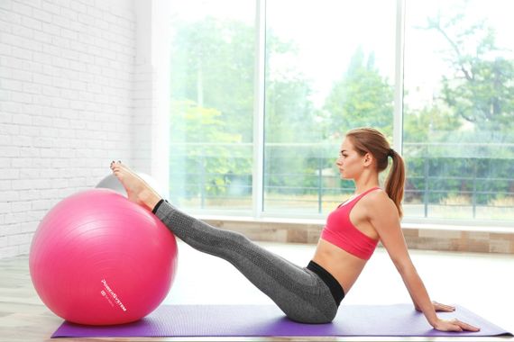 Мяч для фитнеса (фитбол) Павер систем PS-4018 Ø85 cm PRO Gymball Pink | Зображення 8