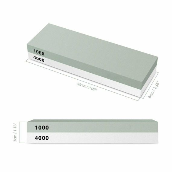 Набор для заточки ножей Primo Cook - камень 1000/4000 с подставкой | Зображення 3