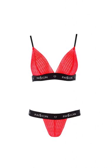 Комплект білизни GLAMISS SET red/black S/M - Passion | Зображення 2