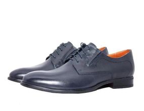 Чоловічі туфлі темно синього кольору 40 розмір