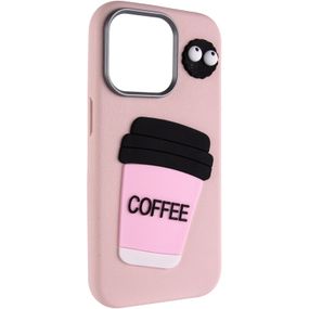 Чохол TPU Leather Toys для Apple iPhone 11 Pro (5.8") Coffee / Pink