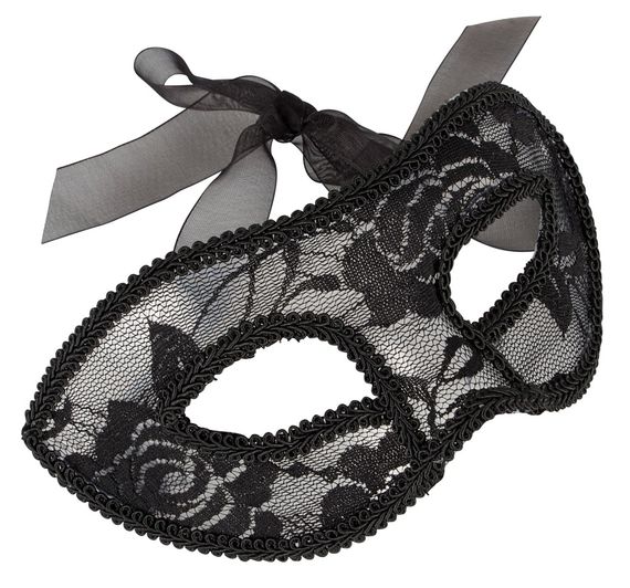 Маска на очі - 2480271 Cottelli Collection Lace Eye Mask Black | Зображення 3