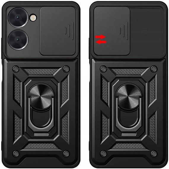 Чохол Defender з захистом камери для Realme C33 колір Чоний | Зображення 2