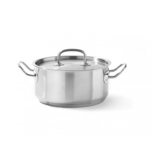 Кастрюля низька з кришкою Hendi Kitchen Line 3 л