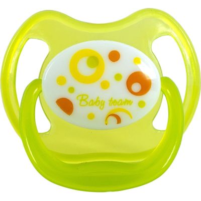 Пустышка Baby Team Латексная классическая с рождения (4824428032209)