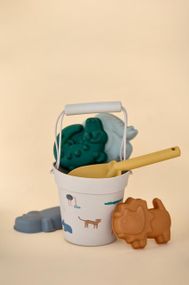 Набір іграшок для піску дитячий силіконовий Зоопарк