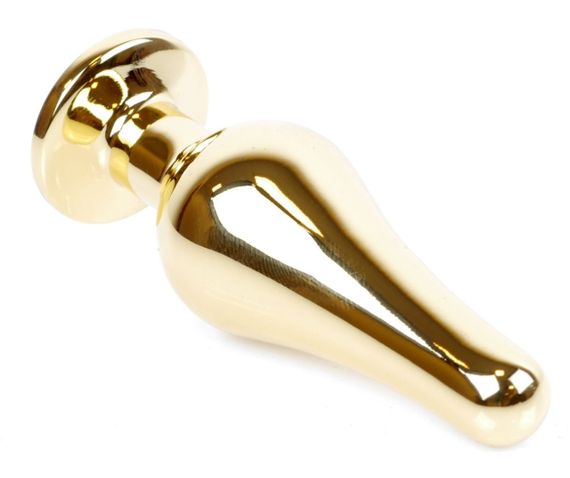 Анальний затор Boss Series - Jewellery Gold BUTT PLUG Light Blue, BS6400067 sexstyle | Зображення 3