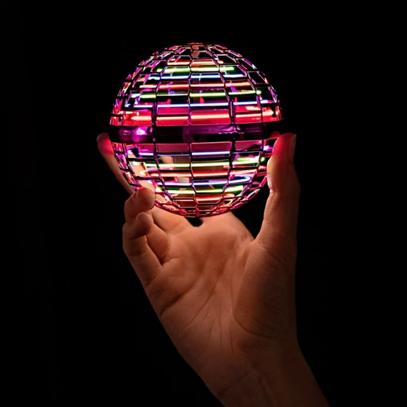 Летающий шар спиннер светящийся FlyNova pro Gyrosphere Игрушка мяч бумеранг для ребёнка | Зображення 5
