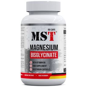 Мікроелемент Магній для спорту MST Nutrition Magnesium Bisglycinate 90 Caps