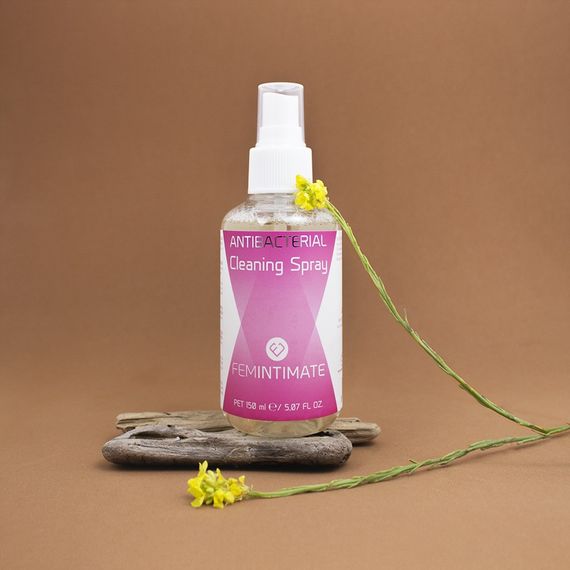 Антибактериальный чистящий спрей для секс девайсов Femintimate Antibacterial Cleaning Spray, 150 мл sexstyle | Зображення 1