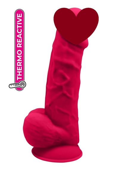 Фалоімітатор реалістичний Dreamtoys Real Love на присосці з мошонкою, рожевий sexstyle