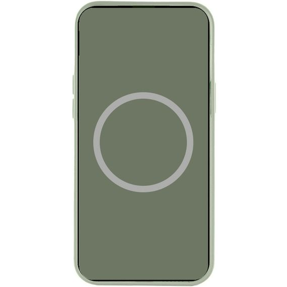 Чохол Silicone case (AAA) full with Magsafe and Animation для Apple iPhone 15 Pro (6.1") Зелений / Cypress | Зображення 2