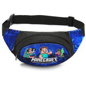 Сумка-бананка дитяча з принтом Minecraft поясна сумка для хлопчика (4508)