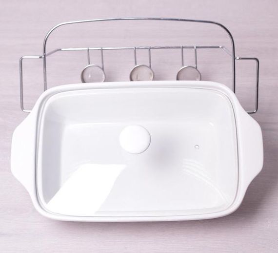 Марміт Kamille Food Warmer керамічна форма 3л 38см з підігрівом | Зображення 3