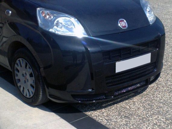 Накладка на передний бампер V1 (под покраску) для Citroen Nemo 2008-2024 гг | Зображення 2