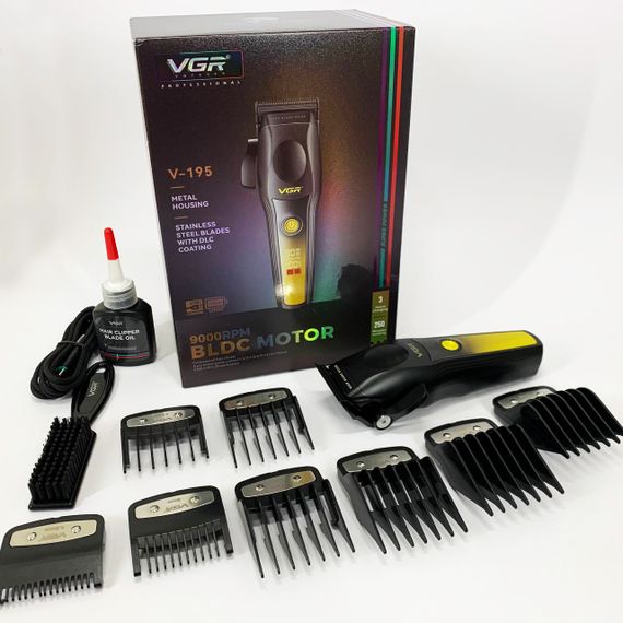 Багатофункціональний тример для стрижки волосся і тіла VGR, Акумуляторна машинка для стрижки CI-15 | Зображення 7