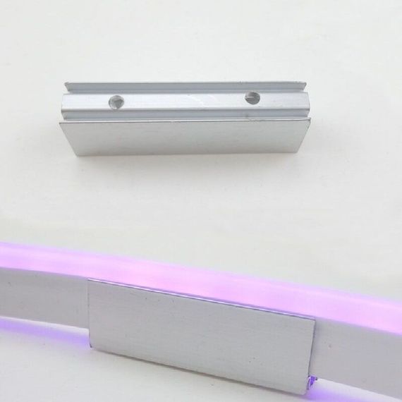 Монтажне кріплення PROLUM™ для LED неону 10x20, 5cм | Зображення 1