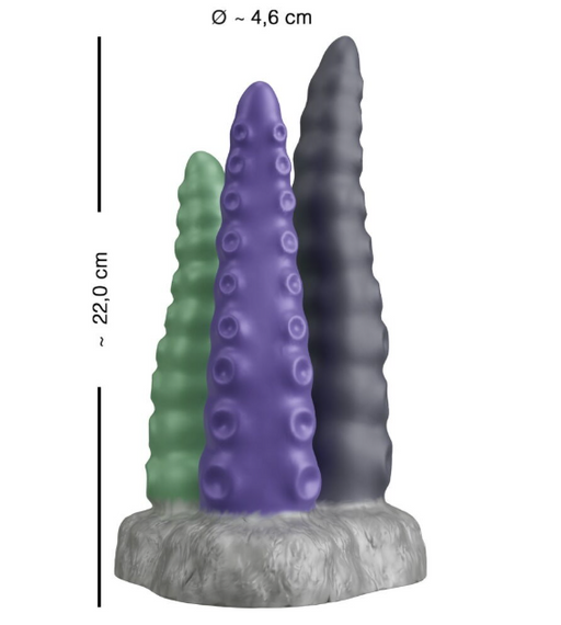 Фаллоимитатор из 3 частей в  образе щупальца Triple Tentacle sexstyle | Зображення 9