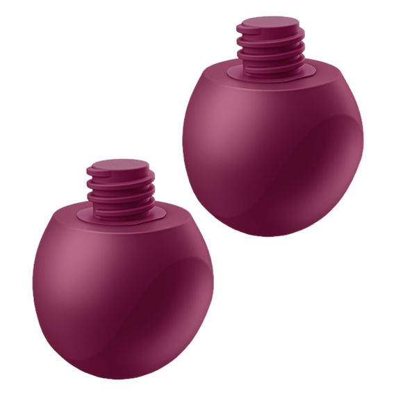 Вагінальні кульки з вібрацією Satisfyer Love Birds Vary, бордові | Зображення 1