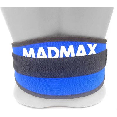 Атлетический пояс MadMax MFB-421 Simply the Best неопреновий Blue L (MFB-421-BLU_L) | Зображення 1