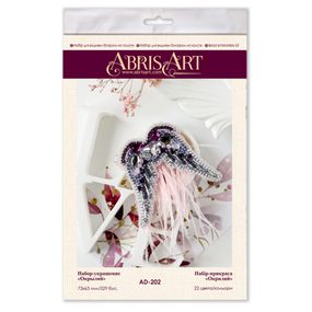 Набор для вышивки бисером украшения "Окрыляй" AD-202 на натуральном холсте