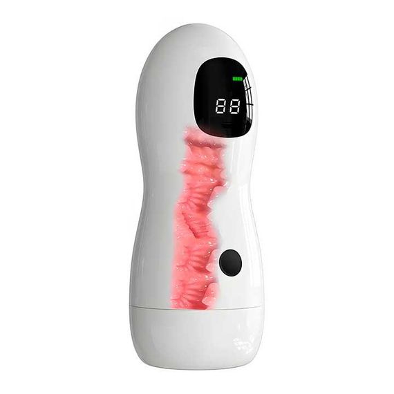Автоматичний мастурбатор із навушниками та дисплеєм Sex robot USB Type-C | Зображення 3