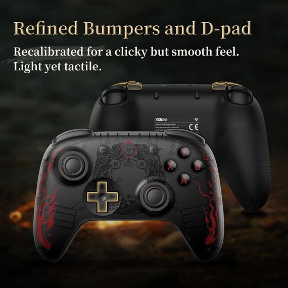 Геймпад 8bitdo Ultimate 2C Black Myth WuKong з ефектом Холла для Windows 10, 11, Android | Зображення 5