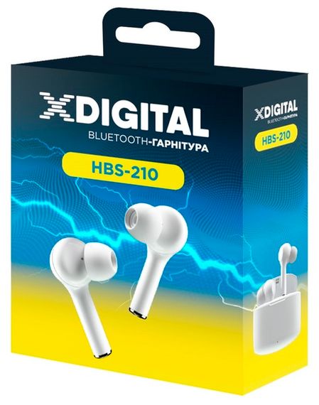 Гарнітура X-Digital HBS-210 White | Зображення 7