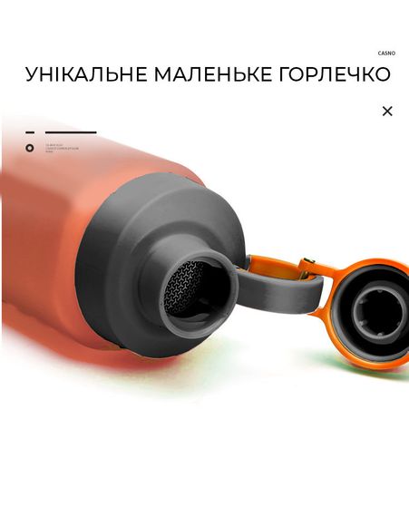 Пляшка для води CASNO 500 мл KXN-1234 Помаранчева | Зображення 7