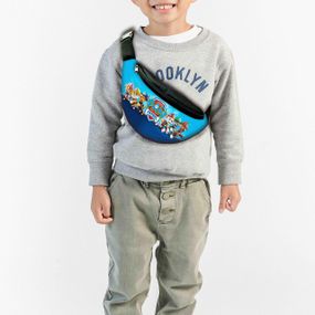 Сумка-бананка детская щенячий патруль"RAW PATROL" 32х15см,через плечо для мальчика (00278)