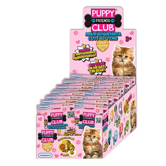 Фігурка-сюрприз "Милі кошенята" Cool Things PC048 серії "Puppy club gold edition" в асортименті | Зображення 2