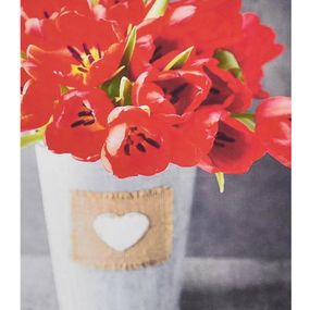 Алмазна мозаїка "Червоні тюльпани" HEG87051  30х40 см