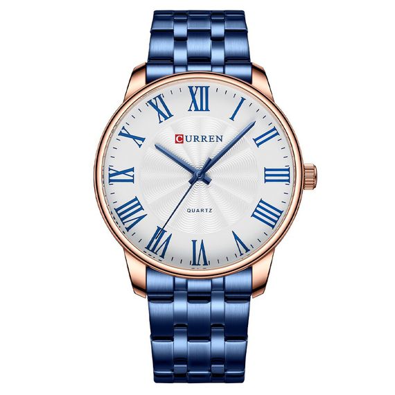 Curren 8422 Blue-Gold-White