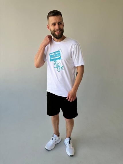 Футболка adidas біла | Зображення 3