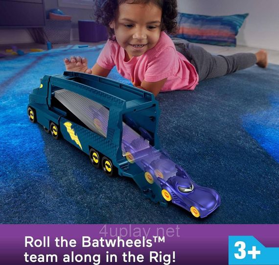 Ігровий набір Fisher-Price Бетмен Автовоз і Бетмобіль DC Batwheels Hauler and Batmobile Оригінал | Зображення 5