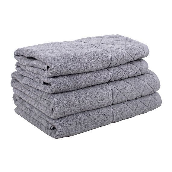 Полотенце SoundSleep Soft махровое 50х90 см 500г серое (2800004633451) | Зображення 4