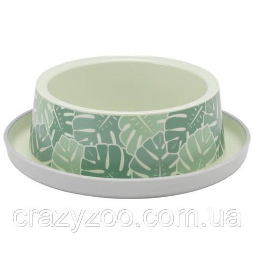 Миска для собак и котов Moderna Trendy Dinner Eden пластиковая зеленая Ø 17x5.3 см 350 мл H131379CA