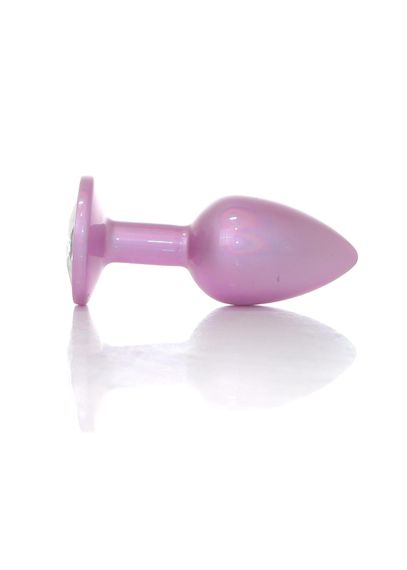 Анальна пробка - Jewellery Pearl Pink Plug Clear S | Зображення 1