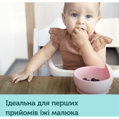 Тарелка детская Canpol babies силиконовая на присоске – розовая (51/400_pin) | Зображення 2