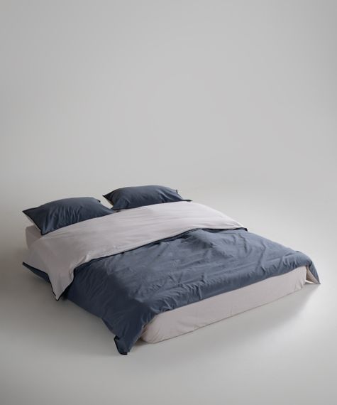 Постільна білизна Limasso Stonewashed Essualte 200 х 220 см Natural Cream - Natural Grey