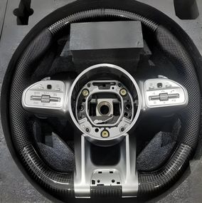 Руль AMG-Style (для AMG, Карбон -2025 серые кнопки) для Mercedes CL-class C216 2006-2014 гг