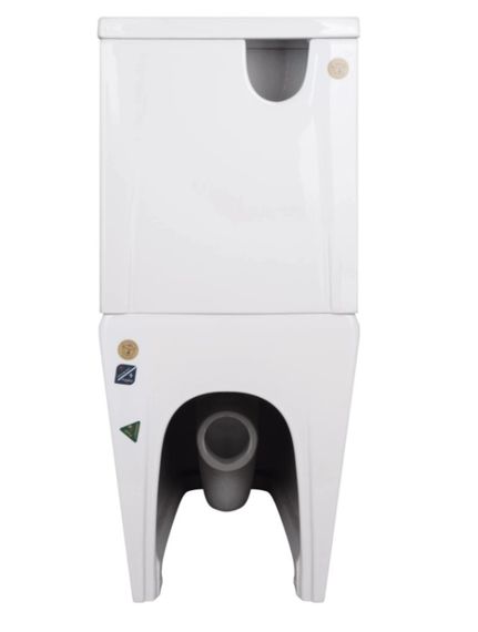 Унітаз підлоговий Qtap Crow Eco Rimless з сидінням Slim Duroplast/ Soft-close/ Quick Release QTCRO27W48750 | Зображення 5