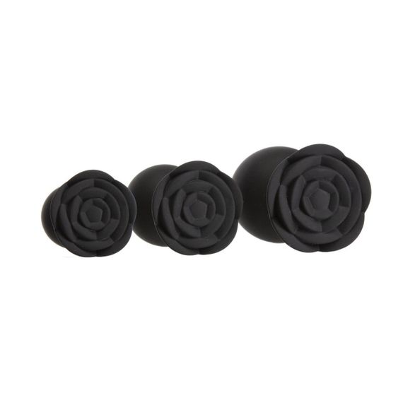 Набір силіконових анальних пробок BMS Roses Til’ Dawn Silicone Anal Plug Kit (пошкоджене паковання!!!) Sex Aura | Зображення 2