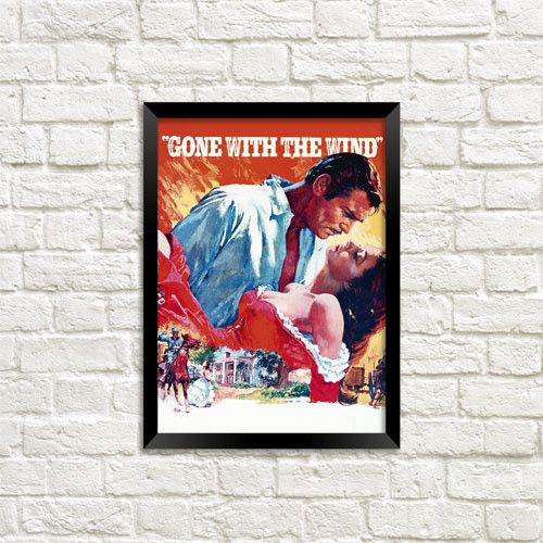 Постер в рамці Gone with the wind 30x42 см, A3 (MT3_21L012_BL)