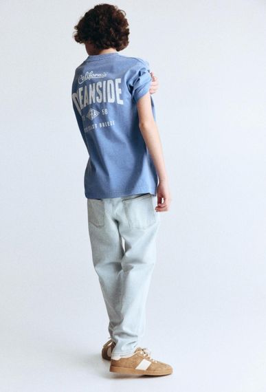 Підліткові джинси для хлопчика H&M 140 см Блакитні (25122208B) | Зображення 4