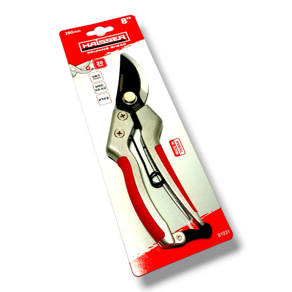 Секатор садовий 200 мм алюмінієві ручки тефлонове покриття HAISSER (арт.81031) | Зображення 4