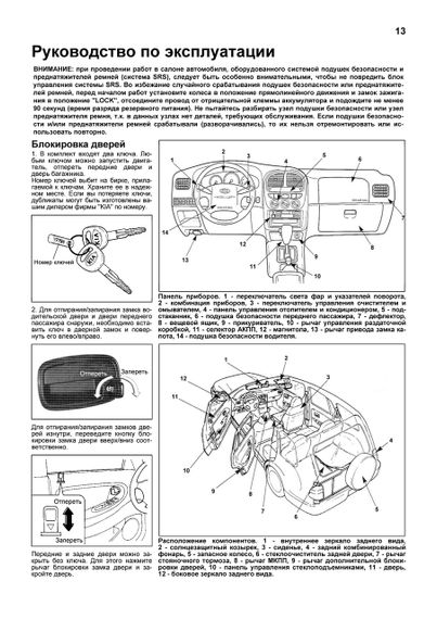 Kia Sportage I. Руководство по ремонту и эксплуатации. Книга | Зображення 6