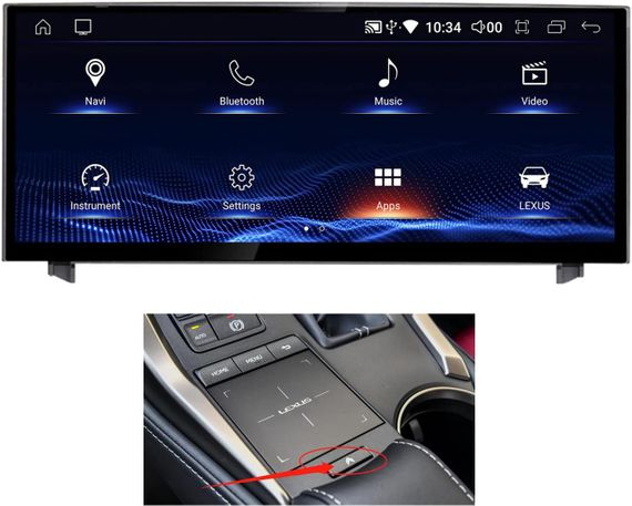 Штатная магнитола Torssen Lexus IS U9K 2013-2017 4/64 10.25''