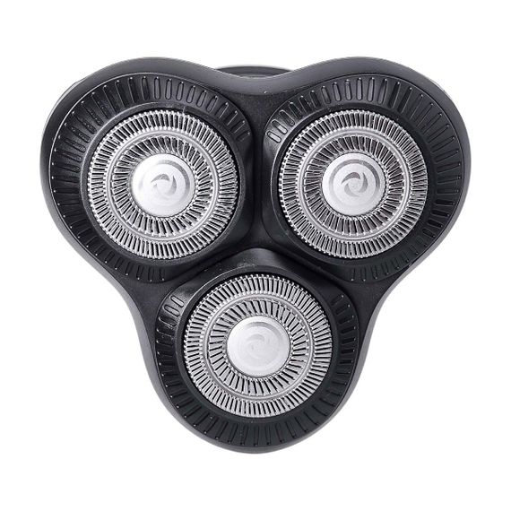 Электробритва 5 Вт 800 mAh бритва электрическая беспроводная с 3 бритвенными головками Черная Sokany SK-16038B | Зображення 4